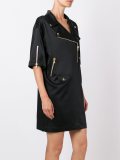 biker detail dress