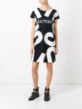 logo print T-shirt dress