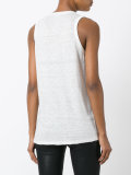 lace-up front tank