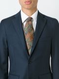 crosshatch print tie