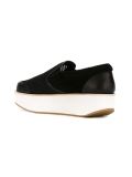 'Coconut' platform slip-ons