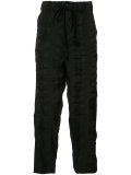 drawstring loose fit trousers 
