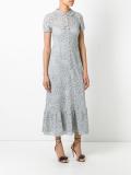 buttoned lace dress