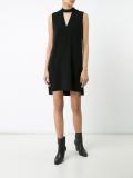 V-neck shift dress