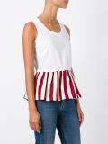 pleated trim top