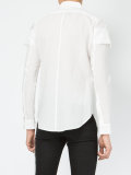 layered sleeve shirt