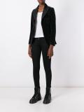 peaked lapel blazer
