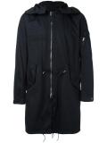 hooded coat