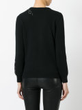 embellished trim Grunge jumper