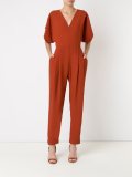 v-neck jumpsuit
