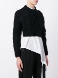 backless cropped jumper
