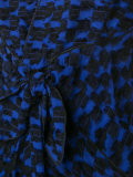 draped knot detail dress