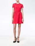 floral applique skater dress