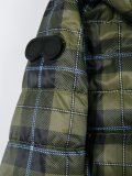 tartan padded jacket