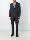 plaid fitted suit