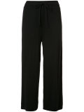 ribbed trim track pants