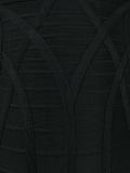 flared sleeve fitted dress