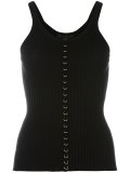 piercing detailed tank top