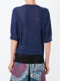 contrast stripe jumper 