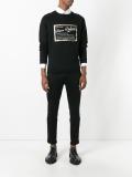 brand print sweatshirt