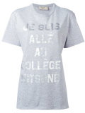 metallic logo T-shirt