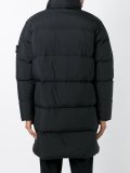 padded mid-length coat