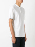 contrast detail polo shirt