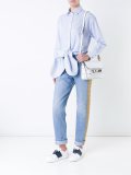 quilted panel jeans