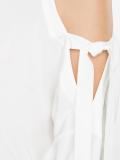 cut-off tied shoulders blouse