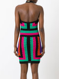 geometric print dress