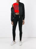 logo print track pants 
