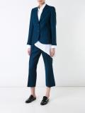 peaked lapel blazer