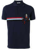 Superman patch polo shirt