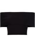 bandeau cropped top