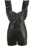 short ruffled overall