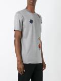 embroidered patch T-shirt