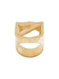 chunky crest ring