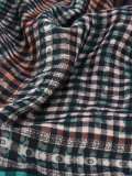floral and check scarf