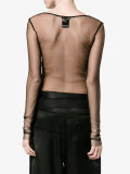 sheer long sleeve top