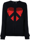 embroidered logo sweatshirt 