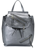 metallic Zip Pack backpack