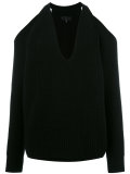 cut-out knitted top