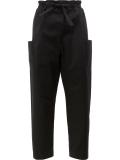 side pockets belted trousers