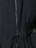 zip up asymmetric coat