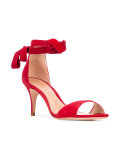 tied low heel sandals 