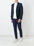 pleated skinny chinos
