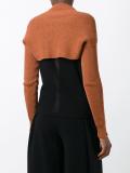 shoulder accent knit shrug
