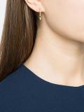 circuit diamond hoop earrings