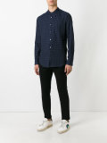 band collar shirt 