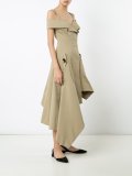 asymmetric pointy dress
